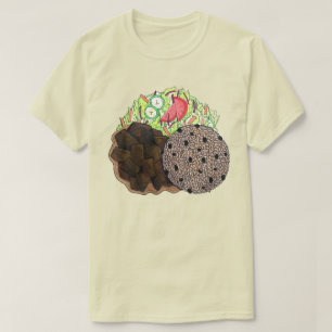 Curry Goat Rice and Peas Jamaican Caribbean Food T-shirt