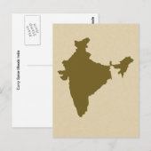 Curry Spice Moods India Briefkaart (Voorkant / Achterkant)