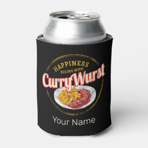 Currywurst Retro worst frietjes Blikjeskoeler