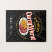 Currywurst Retro worst  frietjes Legpuzzel (Horizontaal)