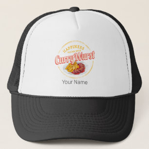 Currywurst Retro worst frietjes Trucker Pet