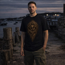 Cursed Coin Pirate Sigil T-shirt