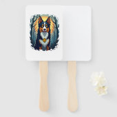 Cursed Collie Crawl Handwaaier (Voorkant en achterkant)
