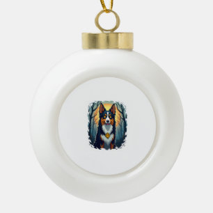 Cursed Collie Crawl Keramische Bal Ornament