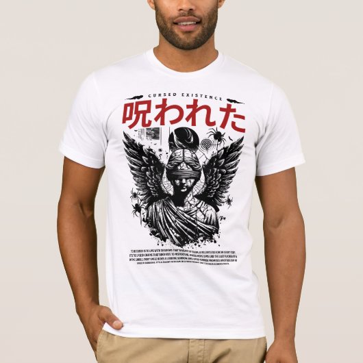 Cursed Existence-ontwerp T-shirt (Voorkant)