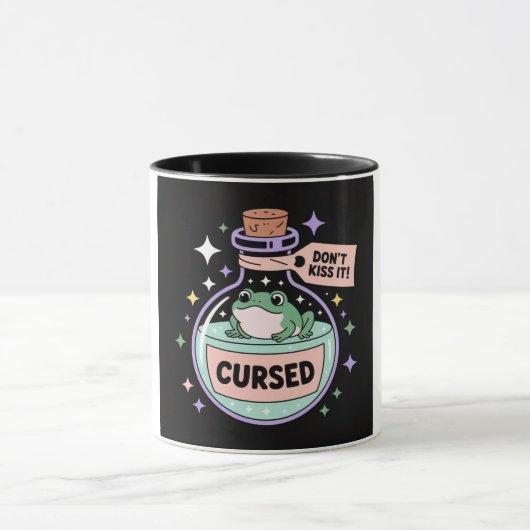 ✨ Cursed Frog Potion – Schattige en magisch ontwer Mok (Midden)