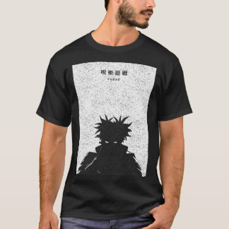 Cursed Shadow Figure Dark Anime Silhouette Choso T-shirt