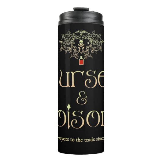 Curses en posities thermosbeker (Voorkant)