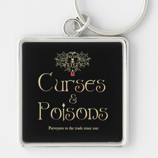 Curses en Sleutelhanger met puntkomma's (Voorkant)