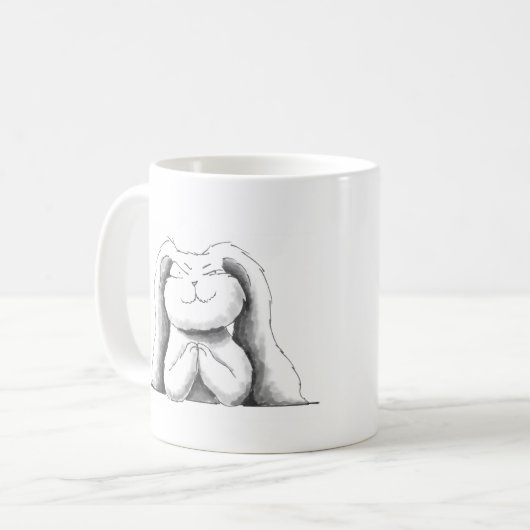 Curseur| Tasse de Bunny ennuyée (Devant gauche)