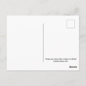 Cursief Briefkaart (Achterkant)