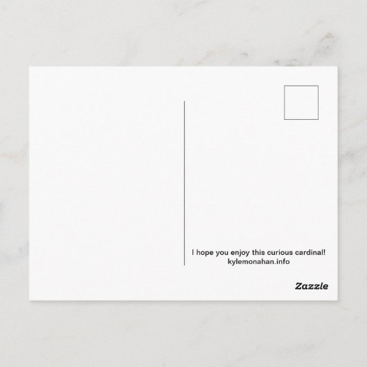 Cursief Briefkaart (Achterkant)