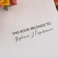 CURSIEF ELEGANT DIT BOEK BEHOORT TOE AAN JOUW NAAM