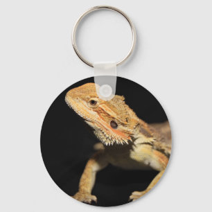 Cursief gebogen draak 3 sleutelhanger