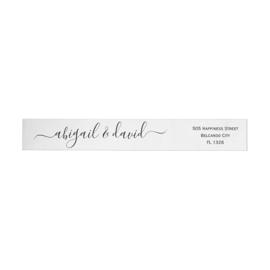 Cursief script handgeschreven kalligrafie bruiloft (Individueel)