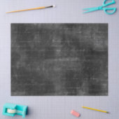 Cursief script op Distsed Black Decoupage Tissuepapier (Craft)