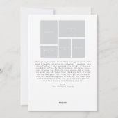 Cursief Script Vrolijk bloeien Foto Vakantie Feestdagenkaart (Achterkant)