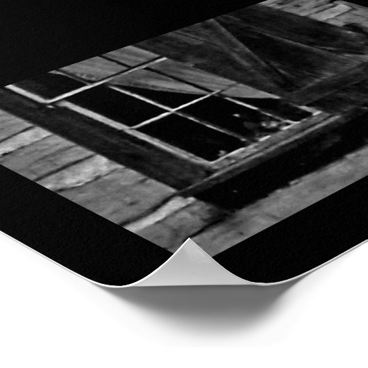 Cursief venster Afbeelding Poster (Hoek)