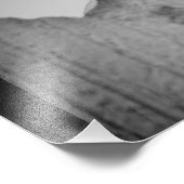 Cursieve duif foto afdruk (Hoek)