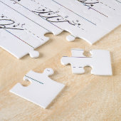 Cursieve handleiding voor kleine letters legpuzzel (Zijkant)