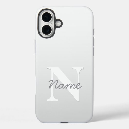 Cursieve naam of andere tekst met monogram | gradi Case-Mate iPhone case (Achterkant)