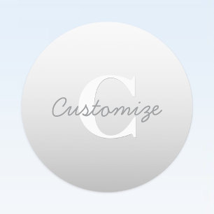 Cursieve naam of andere tekst met monogram gradi labels