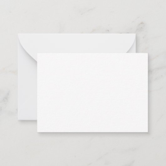 Cursieve scriptnaam en bewerkbare lichte Paarse om Notitiekaartje (Achterkant)
