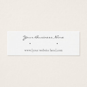 Cursieve Skinny Stud die Visitekaartjes verdient
