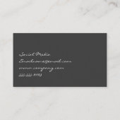 Cursieve tekst citaat visitekaartje (Achterkant)