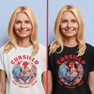 Cursillo Haan met Rozen Bidden Reflect Grow T-shirt