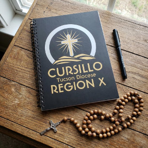 Cursillo Stralend Kruis op Hill Bisdom & Regio Notitieboek