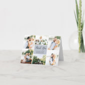 Cursive | Mariage Photo Collage Merci (Devant)