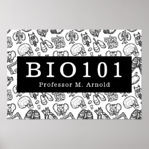 Cursus Biologie Anatomie Science van de klasse Lee Poster