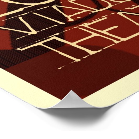 Cursus Empire Retro Poster. Dikken door Atalee Poster (Hoek)