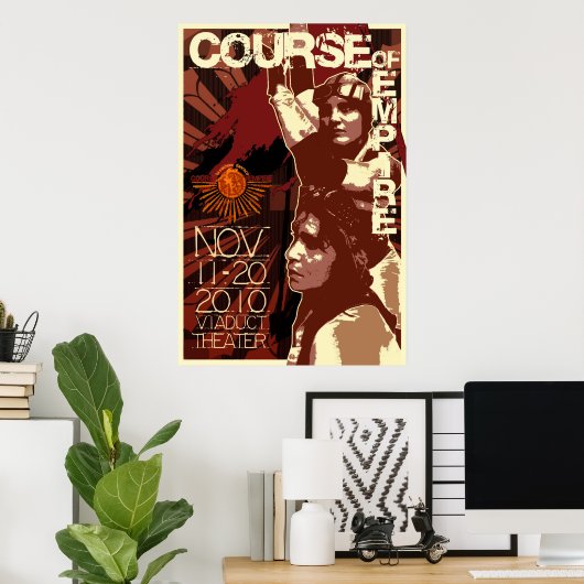 Cursus Empire Retro Poster. Dikken door Atalee Poster (Thuiskantoor)