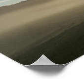 Cursus van het land over de ochtend poster (Hoek)