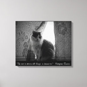 Curtain Call by djoneill w/ Margaret Benson Quote Canvas Afdruk