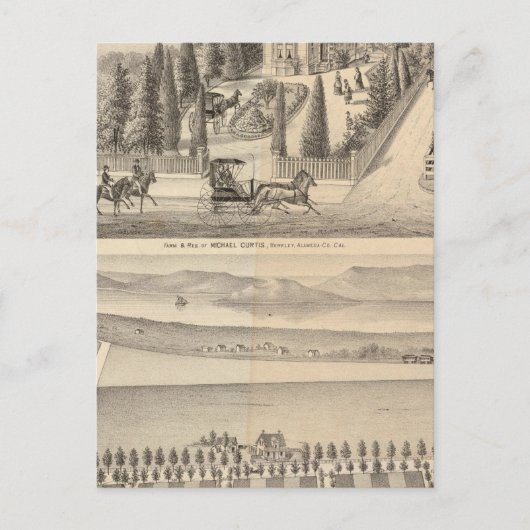 Curtis boerderij, Poirier Tract Briefkaart (Voorkant)