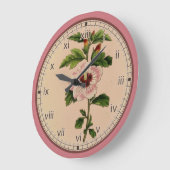 Curtis Botanique Wild Rose Horloge murale en 3 sty (Angle)
