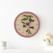 Curtis Botanique Wild Rose Horloge murale en 3 sty (Maison)