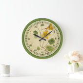 Curtis Botanische wandklok in 3 stijlen Grote Klok (Huis)