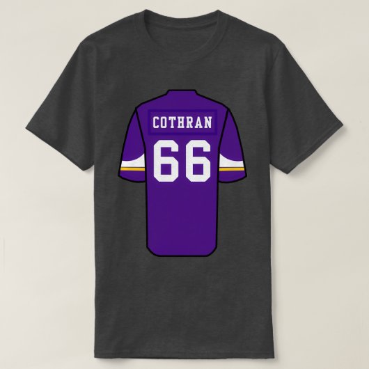Curtis Cothran Jersey T-shirt (Design voorkant)
