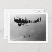 Curtis JN-4 Jenny Vliegtuig met model Wing Briefkaart (Voorkant / Achterkant)