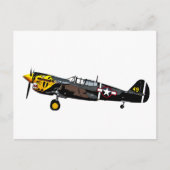 Curtis P-40K Warhawk Briefkaart (Voorkant)