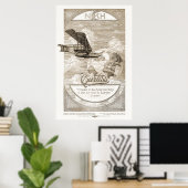  Curtiss Airplane Ad vanaf 1919 Poster (Thuiskantoor)