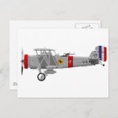Curtiss F8C-4 Helldiver A5433 Briefkaart (Voorkant / Achterkant)