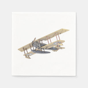 Curtiss Float Plane Paper Party Servetten