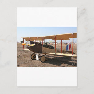 Curtiss Jenny Biplane Vliegtuig Briefkaart