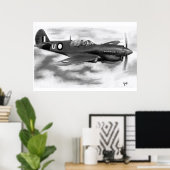 Curtiss P40 Australian service poster (Bureau à domicile)