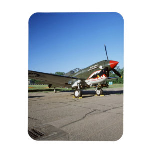 Curtiss P-40 Warhawk, op Minnesota CAF Airshow Magneet